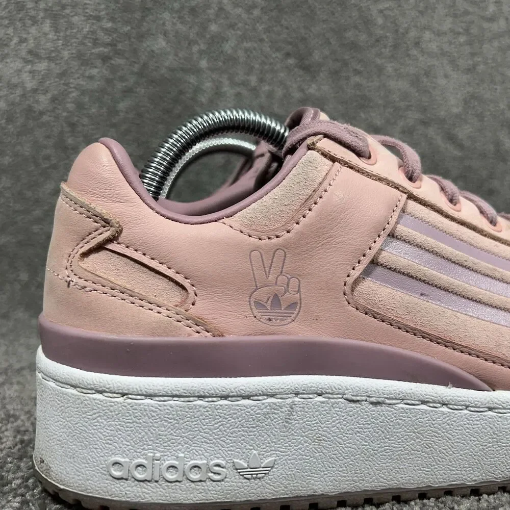 Adidas Forum Bold GY2072 Women’s Size 9.5 Wonder Mauve Pink Platform Shoes Used